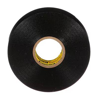 Scotch® Super 33+ Vinyl Electrical Tape, 3/4 in x 76 ft, 1 in Core, Black, 10 rolls/carton, 100 rolls/Case