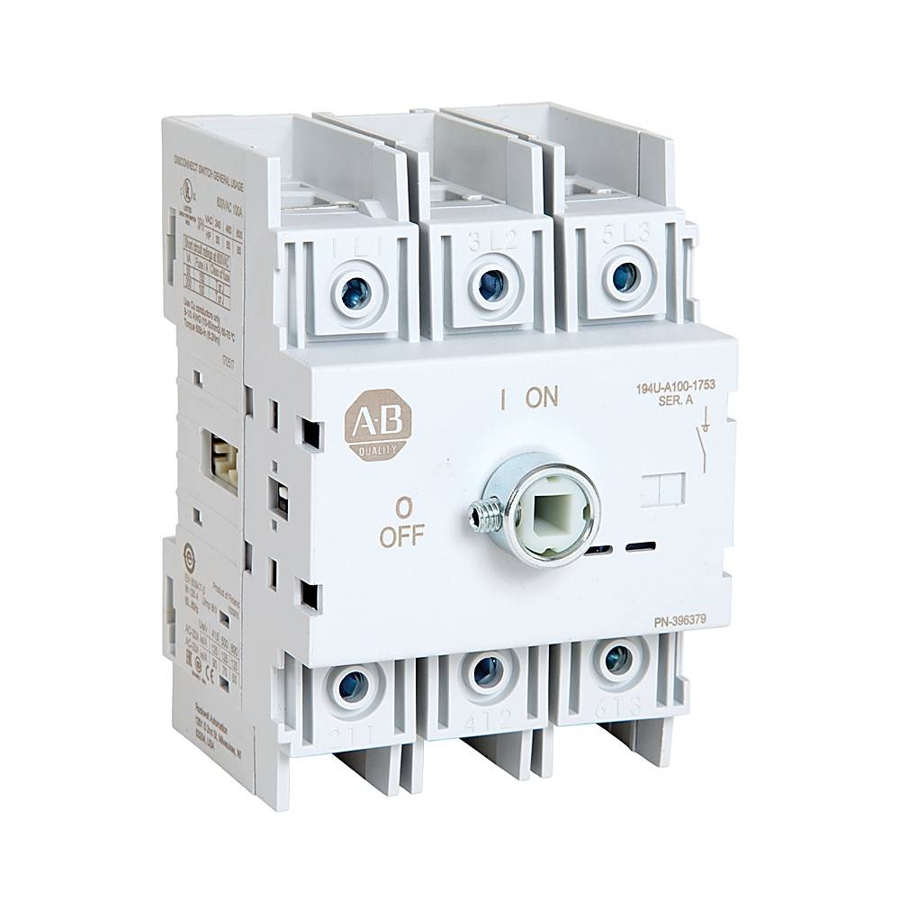Allen-Bradley 194U 100A Base /DIN Mount Disconnect
