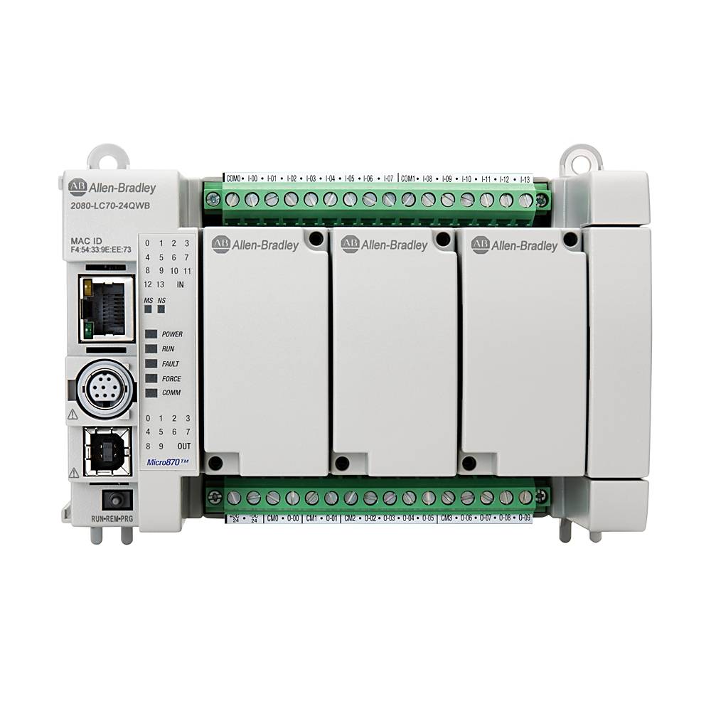 Allen‑Bradley 2080-LC70-24QBB Micro870 24 I/O (Discontinued by Manufacturer)