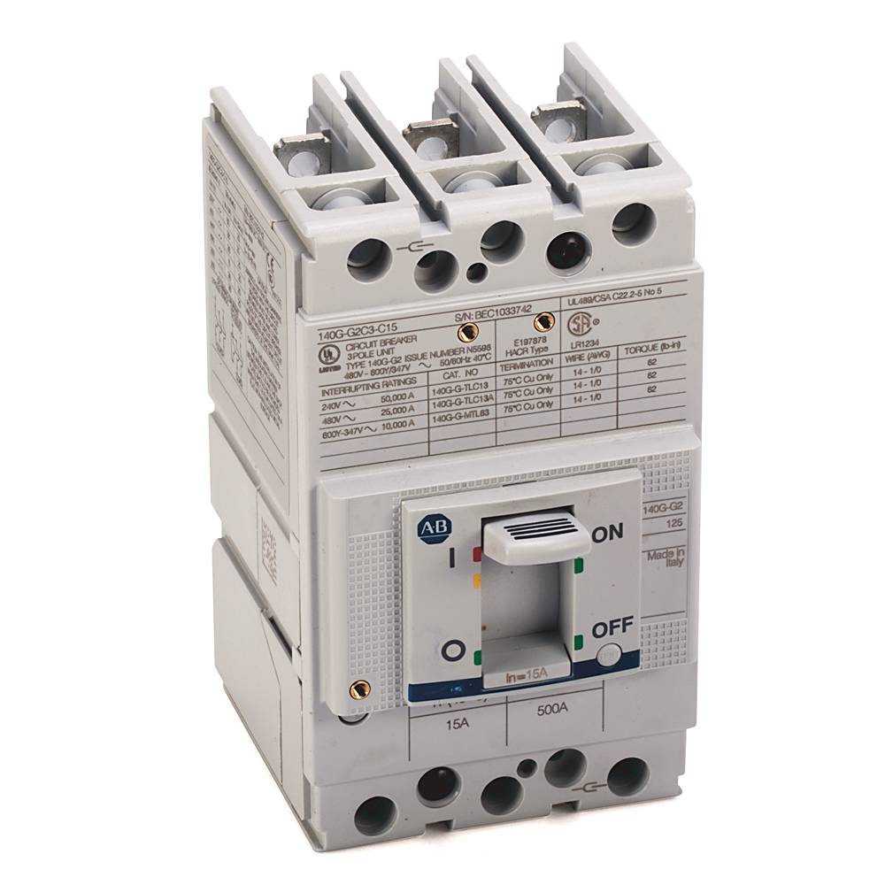 Allen-Bradley 140G 125A Frame Molded Case 25 A Ckt-Bkr