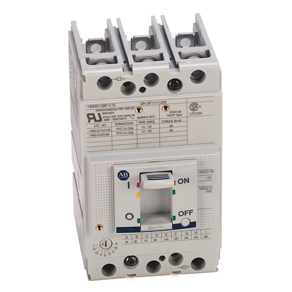 Allen-Bradley 140MG 3A G Frame Motor Ckt Protector