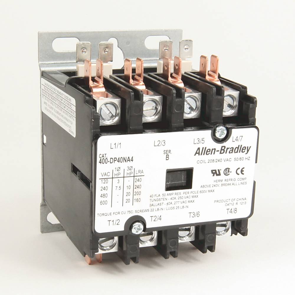 Allen-Bradley 40 Amp Definite Purpose Contactor