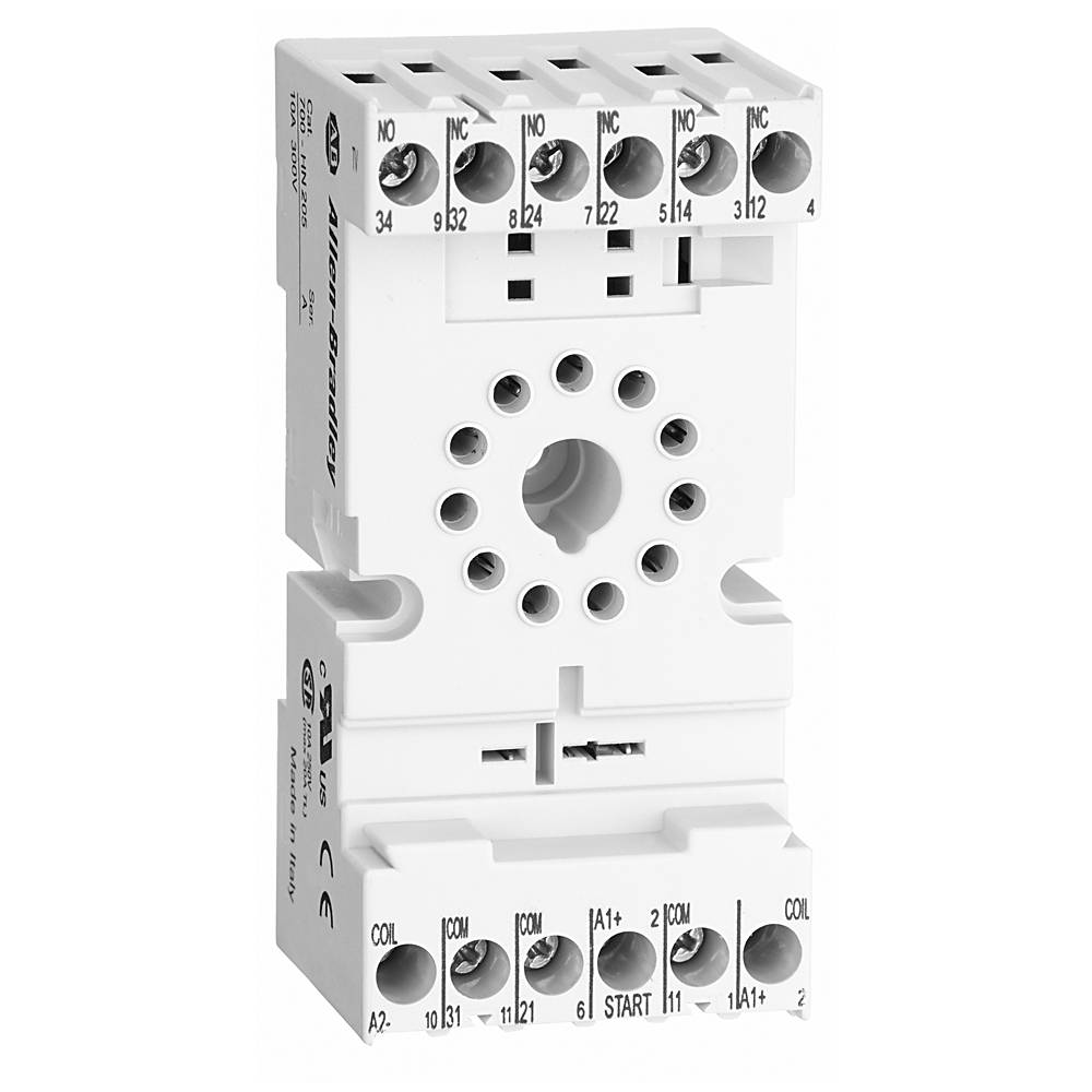 Allen-Bradley 11 Pin Guarded Tube Based Relay Socket