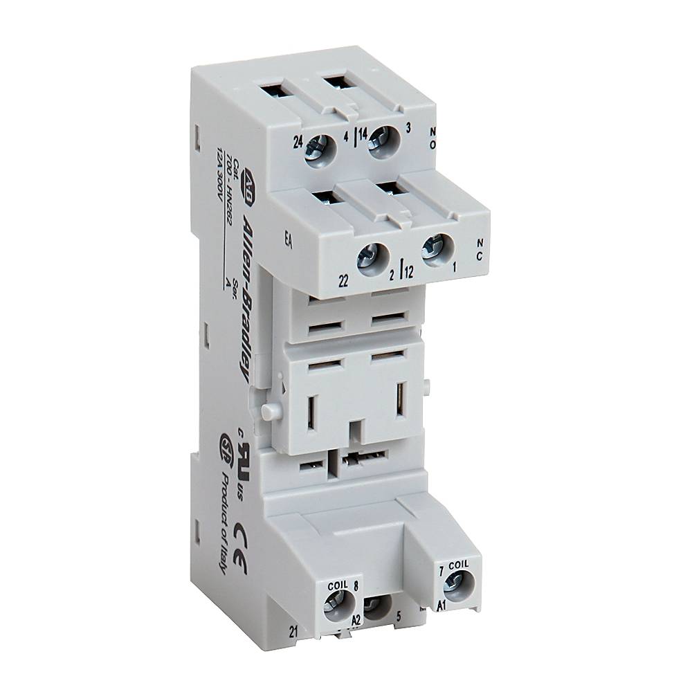 Allen-Bradley 8 Blade Screw Terminal Relay Socket