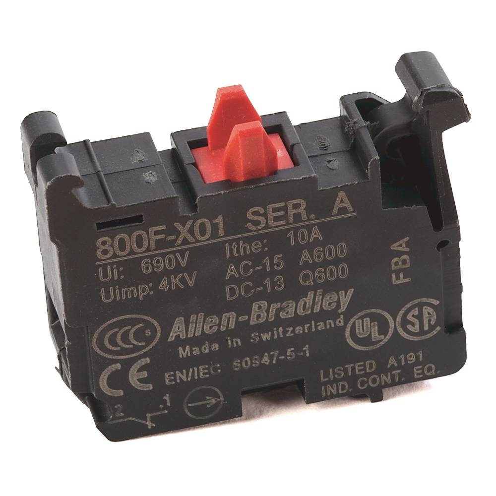 Allen-Bradley 22mm Contact Block 800F PB