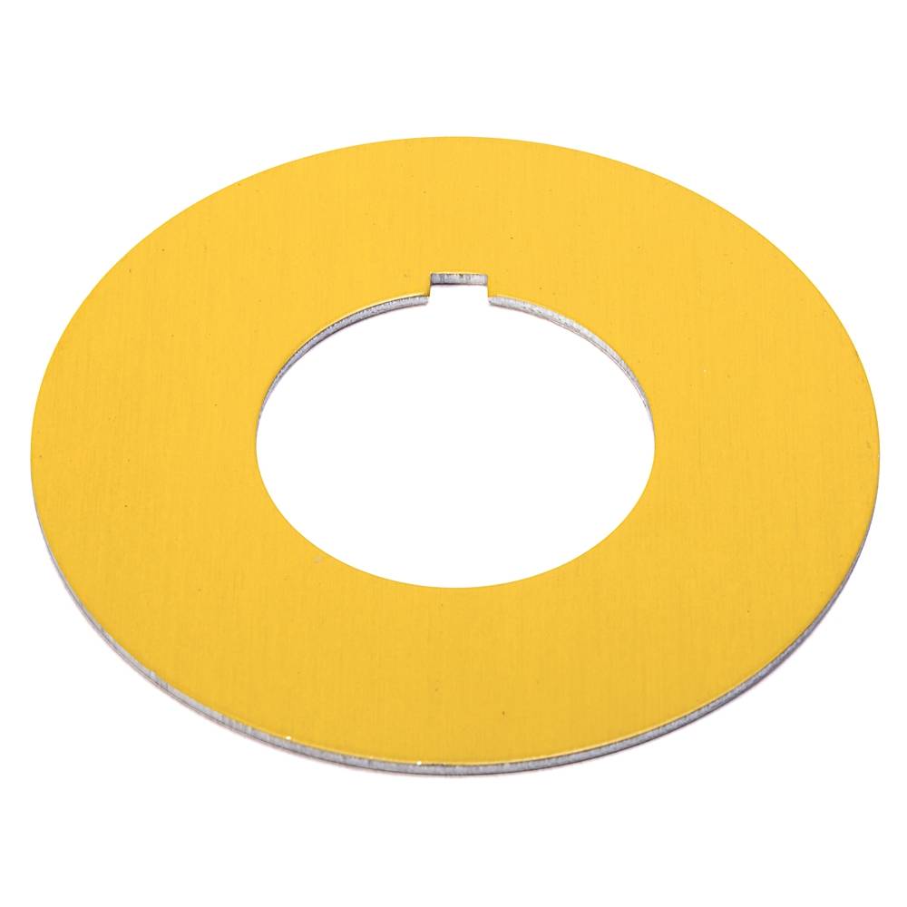 Allen-Bradley 30mm 800T Blank Yellow Ring Legend Plate