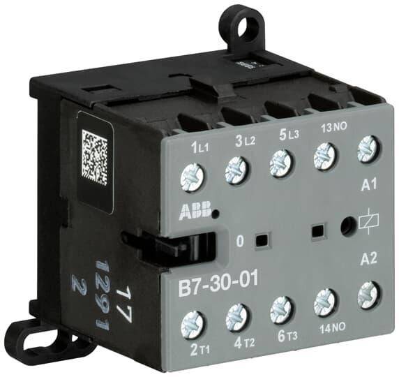 ABB B7-30-01-84 B7 Non-Reversing Miniature Contactor, 110 to 127 VAC V ...