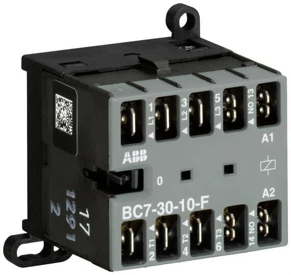 ABB BC7-30-10-F-2.4 BC7 Contactor, 17 to 32 VDC V Coil, 9.6 A, 1NO ...