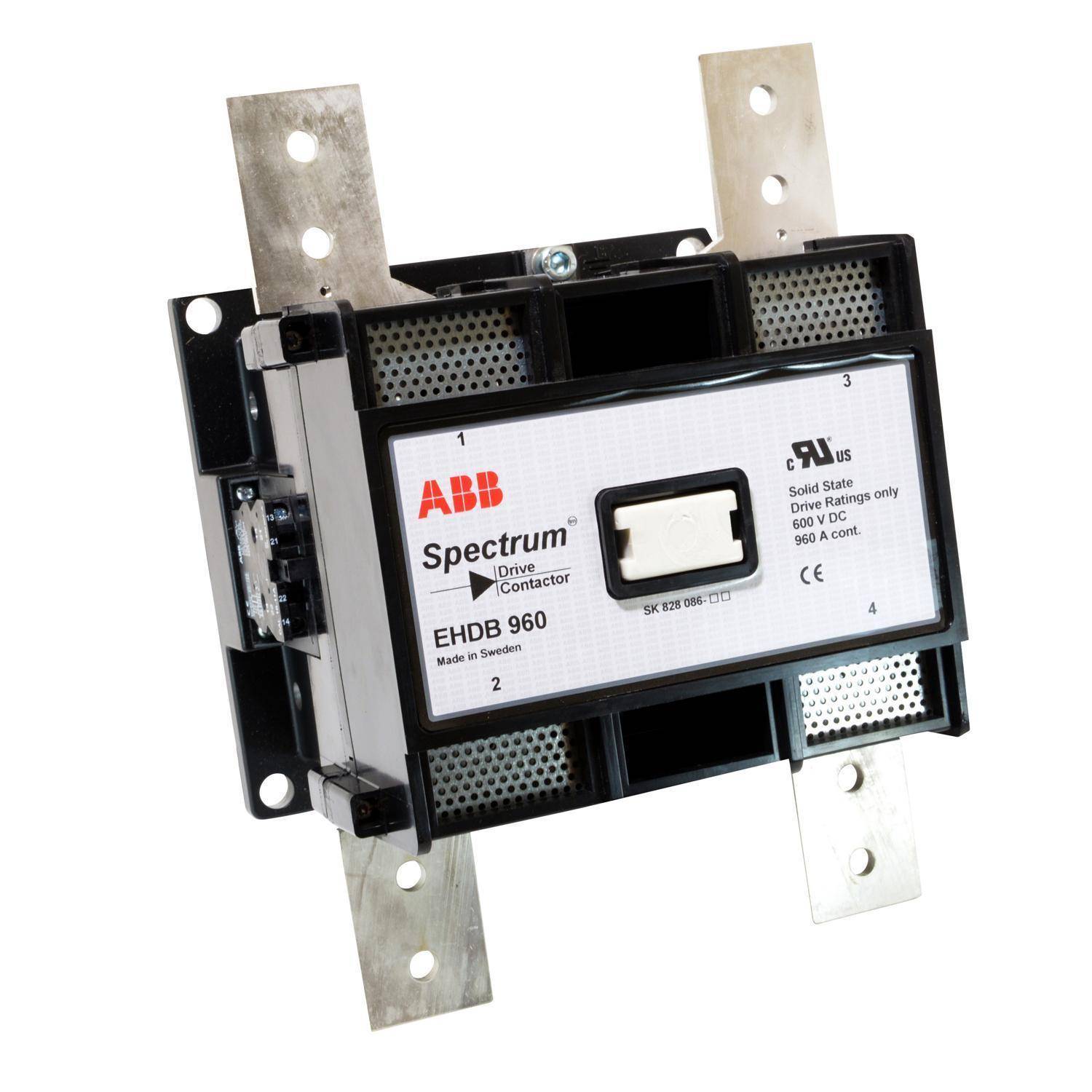 ABB EHDB960C2P-1L Drive Contactor, 120 VAC V Coil, 960 A, 2NO Contact ...