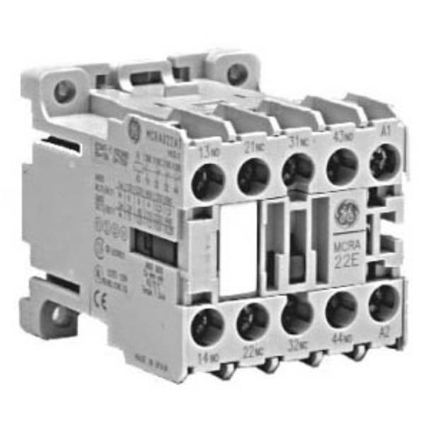 12 VAC Coil, 6 A, ABB GE Industrial MCRA013ATJ Auxiliary Contactor Relay, Panel Mount, 1NO-3NC