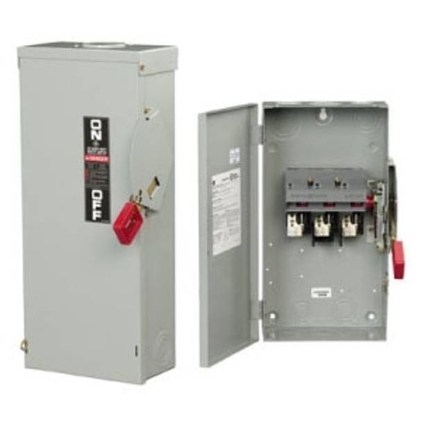 600 VAC, 250 VDC 400 A, ABB GE Industrial TH3365R Spec-Setter™ Safety Switch