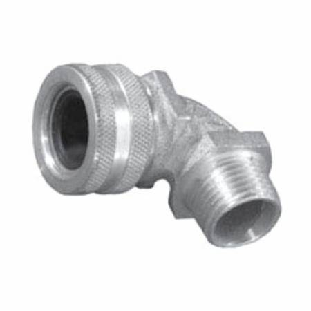 1/2", 0.375 to 0.5" Cord, Emerson Electric Co. CG90-3750 Strain Relief Cord and Cable Connector, 90D Male