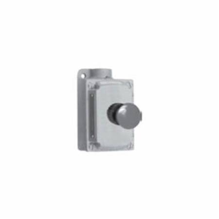 600VAC, 10A, 1NO-1NC, Emerson Electric Co. EDS2714 Contender® Explosionproof Pushbutton Control Station