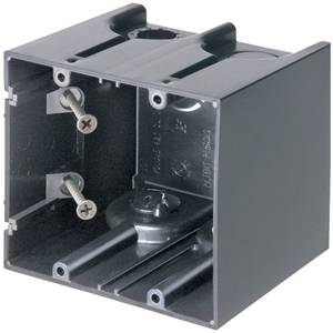 41.3 Cu Inch, Arlington Industries Inc. F102 ONE-BOX™ Electrical Outlet Box, 2-Gang