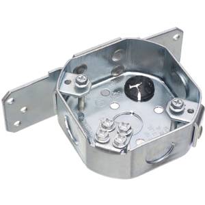 14.6 Cu Inch,4.25" x 1.5" x 6", Arlington Industries Inc. FBS415S Fan and Fixture Mounting Box, Ceiling