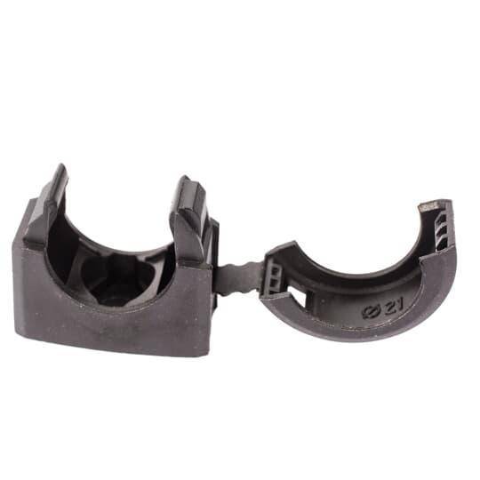 Adaptaflex® ACB34 Type AC Conduit Clip With Integral Lid, NC34 Conduit, Nylon/Polyamide 6.6