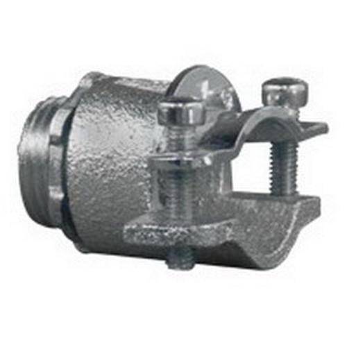 Appleton® 7287V Straight Conduit Connector With Locknut, 1/2 in Trade ...