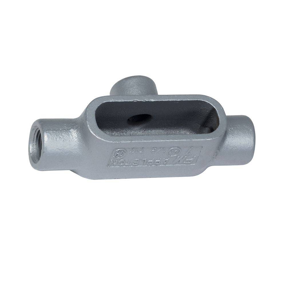 Appleton® APPLB67SA FM7 Threaded Conduit Body, 2 in Hub, Triple Coated