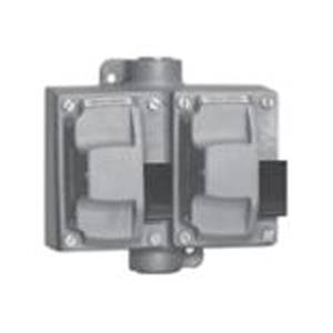Appleton® EDS2696 1-Gang 2-Circuit Control Station, For Use With Contender™ Series Factory Sealed Control Stations and Pilot Lights, NEMA 3/7CD/9EFG, Malleable Iron
