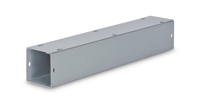Austin Electrical Enclosures AB-44120SW Screwcover Wireway, 120 in l x 4 in w x 4 in h, Screw cover, Galvanized Steel