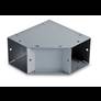 Austin Electrical Enclosures AB-22PA Panel Adapter, 2.5 in H x 2.5 in W, for use with NEMA 1 Wireway, Aluminum, Galvanized