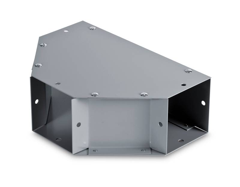 Austin Electrical Enclosures AB-22TE Wireway Fittings, 2.5 in H X 2.5 in W, for use with NEMA 1 Wireway, Fabricated Steel