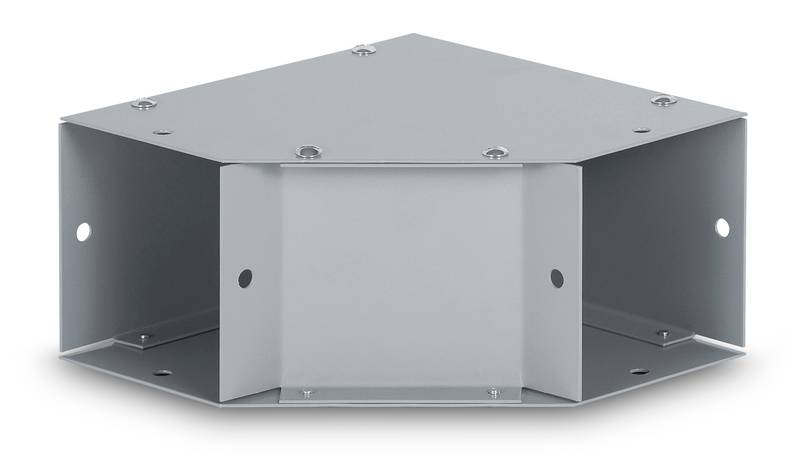 Austin Electrical Enclosures AB-44PA Panel Adapter, 4 in H x 4 in W, for use with NEMA 1 Wireway, Steel, Galvanized