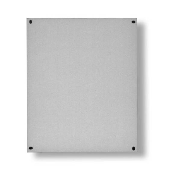 Austin Electrical Enclosures AB-1614JP JIC Panel, 12.875 in w x 14.875 in h, Steel, White