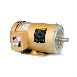 1 HP, 3.1 A, 208/230/460 VAC 3-Phase, ABB CEM3546 Super-E® General Purpose Enclosed AC Motor, 4-Pole, 1760 RPM, TEFC, 56C Frame