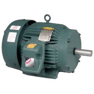 15 HP, 38 A, 208/230/460 VAC 3-Phase, ABB ECP2333T Super-E® General Severe Duty AC Motor, 4-Pole, 1765 RPM, TEFC, 254T Frame