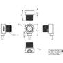 10 to 30 VDC, Banner Engineering Corp. 91511 U-GAGE® Ultrasonic Sensor, 300 to 3 M Sensing Distance,