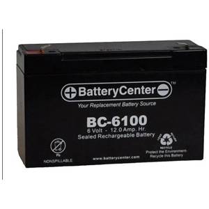 Battery Center BC-6100 Emergency Lighting Fixture Battery