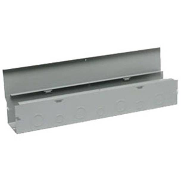 B-Line 8836 HSNK Quick-Connect Through Hole Wiring Trough, 36 in L x 8 in W x 8 in H, Hinged Cover, Steel