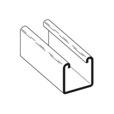 B-Line B22-120GLV Single Metal Framing Channel, 10 ft L 1-5/8 in W 1-5/ ...
