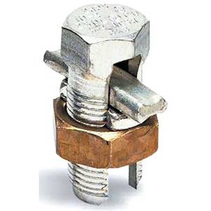 6 to 1/0 AWG Copper/Aluminum Run/Tap, Thomas & Betts Corporation 10HPS Split Bolt Connector, 6 to 1 AWG ACSR Run/Tap