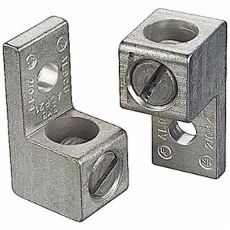 1/4" Stud, Thomas & Betts Corporation ADR21SH Mechanical Connector, 14 to 2/0 AWG Stranded, 1-Conductor, 1-Hole