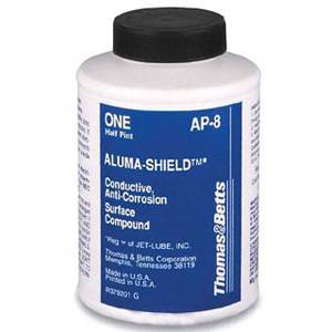 Color-Keyed® Aluma-Shield™ Kopr-Shield® AP8 Joint Compound, 8 oz Can, Semi-Fluid Gel Form, Gray, 1.68