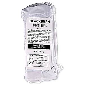 1 Lb, Thomas & Betts Corporation DX-1 Duct Seal, Slug, Gray