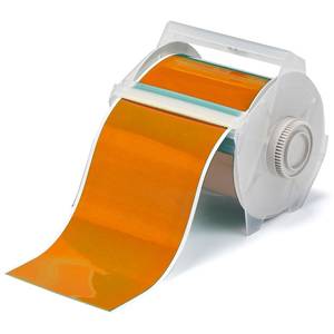 4" x 100', Brady Worldwide Inc. 113151 GLOBALMARK® Label Maker Tape, Orange