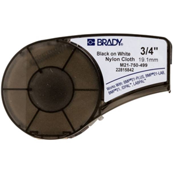 0.75" x 16', Brady Worldwide Inc. M21-750-499 Wire/Cable Marking Label, White