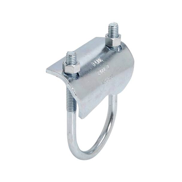 B-Line B422-3/4ZN Right Angle Beam Clamp, 3/4 in Conduit, 300 lb Load, Low Carbon Steel, Zinc Plated