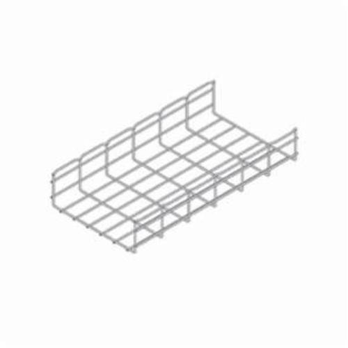 B-Line FLEXTRAY™ FT4X4X10ELG Straight Section Cable Basket Tray, 4 in D Loading, 10 ft L x 4 in W, Steel