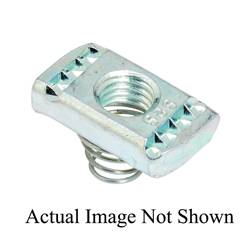 B-Line N555ZN 500 Standard Spring Nut With Spring, 5/8-11 Thread, 3/8 in THK, For Use With B42, B52, B54 and B56 Series Short Channel, Strut Fitting and Bolted Framing, Steel