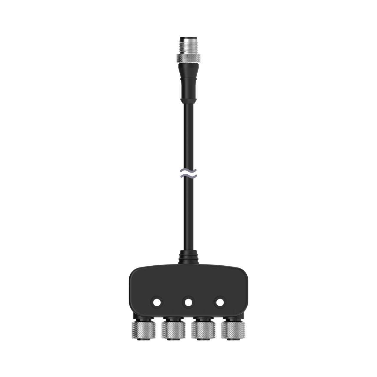 Banner Engineering CSB4-M1251M1250 CSB4 Splitter, Straight End Style ...