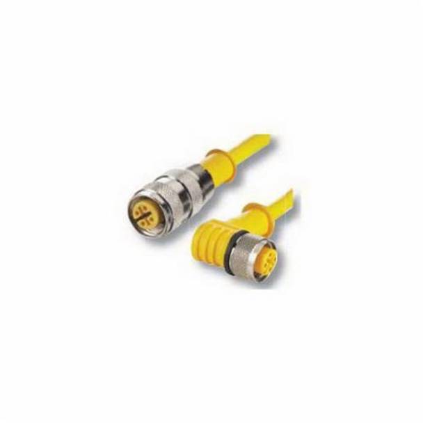 Banner Engineering MQDC-515 Micro Style Unshielded Quick Disconnect Cable, 250 VAC/VDC, (5) 22 AWG Conductor, 5 m L