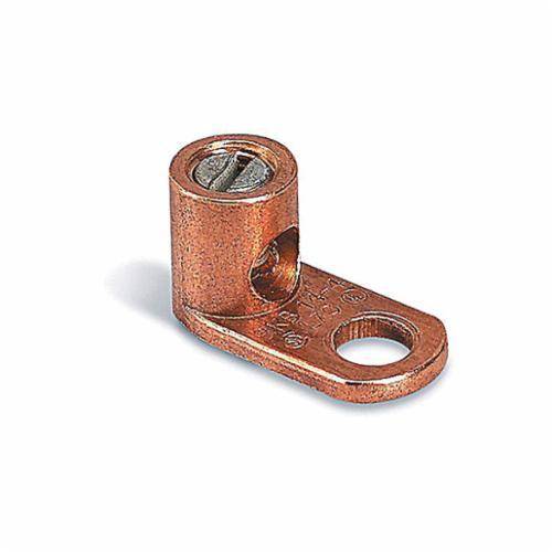 Blackburn® L70 Type L Compact Mechanical Connector, 14 to 4 AWG Stranded Solid Copper Conductor, 9/32 in Stud, 1 Bolt Holes, Copper