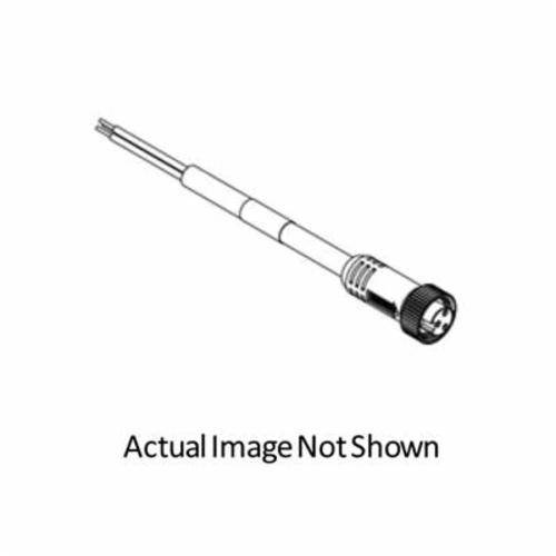 Brad® Mini-Change® Molex® 103000A01F030 130006 A-Size Single Ended Cordset, Straight Female x Pigtail Connector, 0.91 m L Cable, 3 Poles, Single Keyway