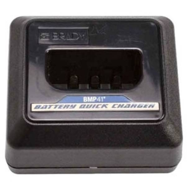18 V, Brady Worldwide, Inc. BMP41-QC Label Printer Battery Quick-Charger, Black