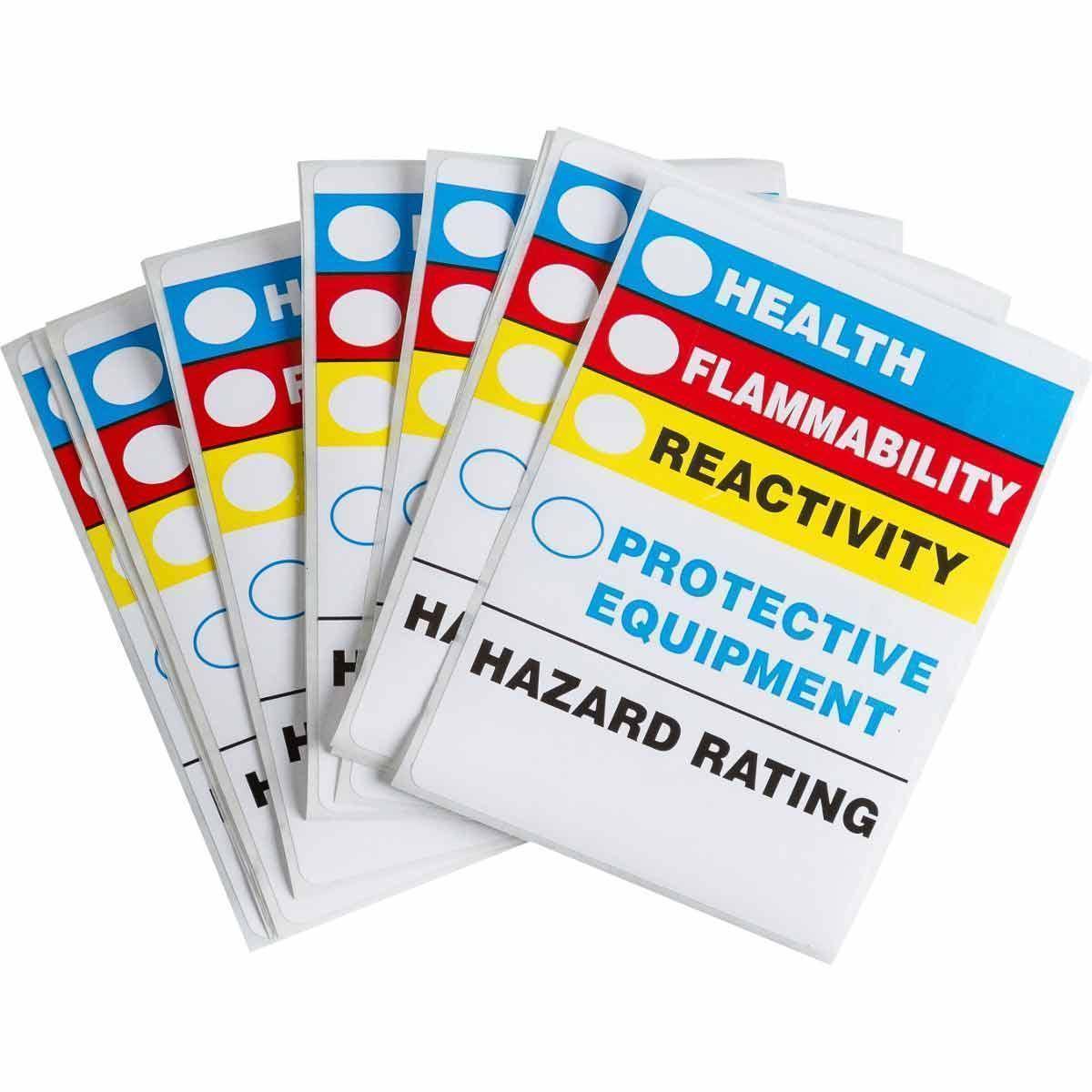 Brady® Prinzing® 596-35 Vertical Rectangular Chemical and Hazardous ...
