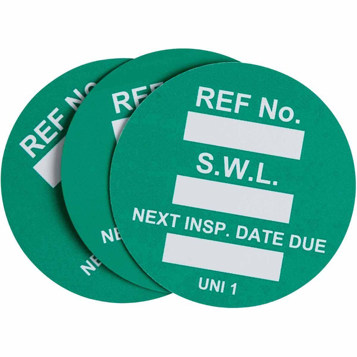 Brady® Universal Tag™ 108015 2-Sided Circular Safe Load Universal Tag ...